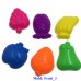 6 pounds three colors Kinetic Sand with three molds